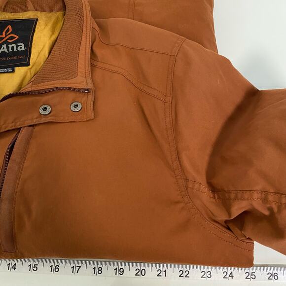 Prana Men's Breathe Jacket Cargo Burnt Orange Size XL - Picture 8 of 10